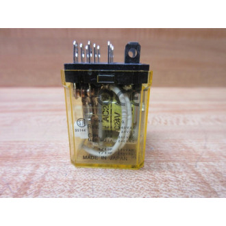 IDEC RH3B-U-AC24V Relay RH3B-U-24VAC - Used