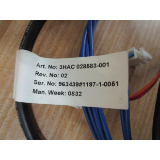 ABB 3HAC028583-001 Power Supply  Drive Harness Rev. 02, Mounted - New No Box
