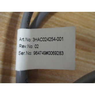 ABB 3HAC024254-001 Ethernet Cable 3HAC054254001 Rev. 02 (Pack of 2) - New No Box