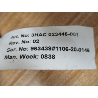 ABB 3HAC023445-001 Wiring Harness 3HAC023445001 Rev. 02, Mounted - New No Box