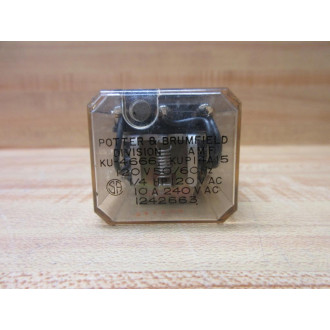 Potter & Brumfield KU-4666 120V Power Relay KUP14A15 - Used