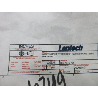 Fortress EH4T7R3EKR7SKR71SR411 Gate Switch