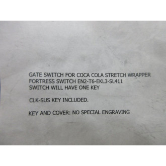 Fortress EH4T7R3EKR7SKR71SR411 Gate Switch