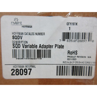 nVent Hoffman SQDV Panel Accessory