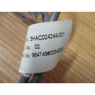 ABB 3HAC024244-001 Ethernet Cable 3HAC024244001 Rev. 02 (Pack of 2) - New No Box