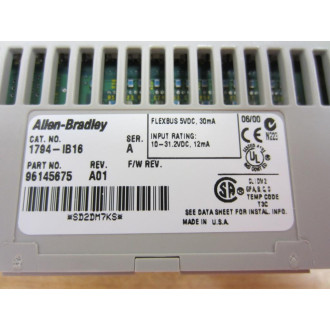 Allen Bradley 1794-IB16 Input Module - New No Box