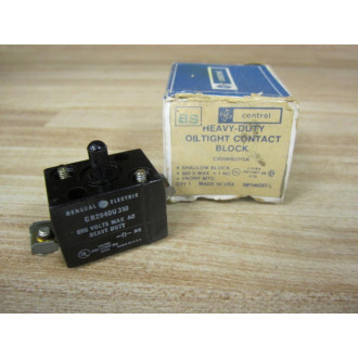 GE General Electric CR2940U310A Oil Tight Contact Block WO Bracket