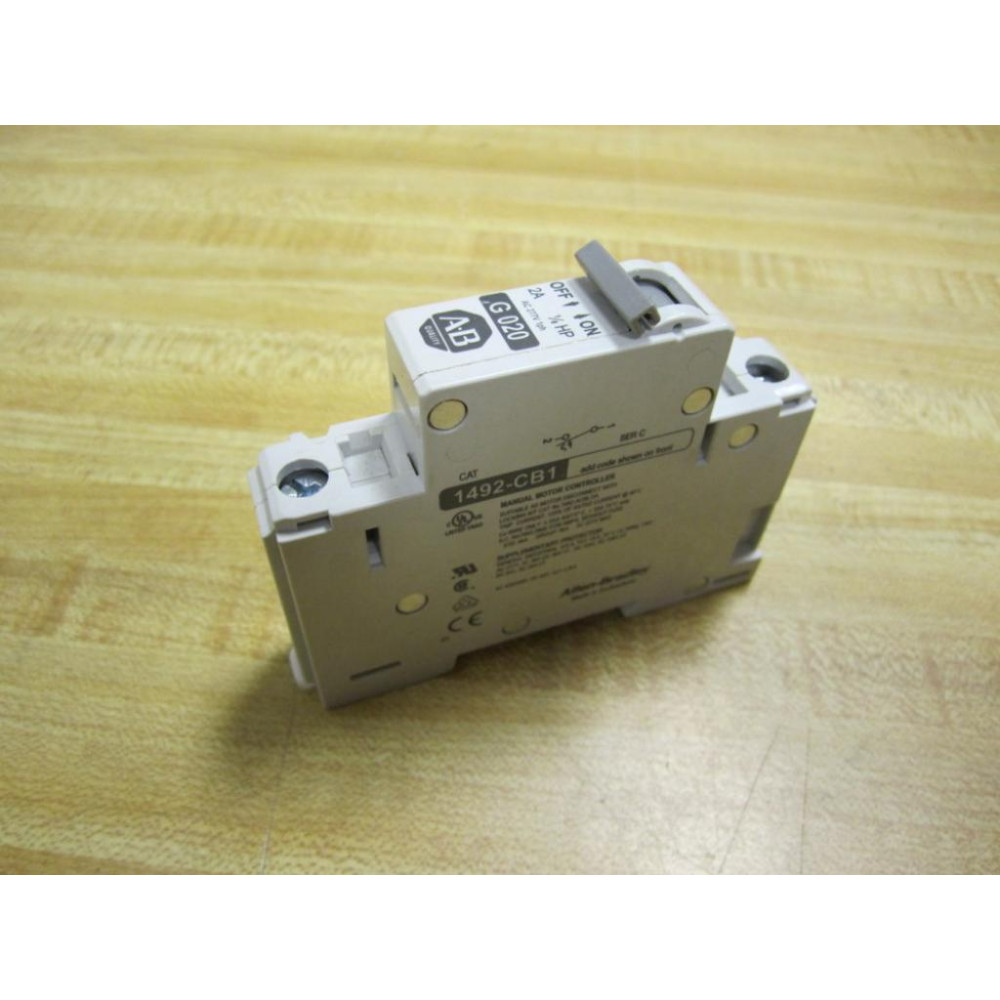 Allen Bradley 1492-CB1G020 Circuit Breaker 1492CB1G020 2A - New No Box