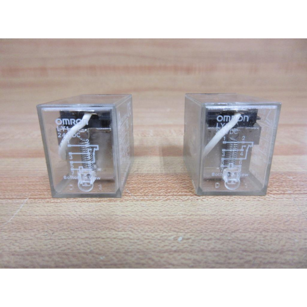 Omron LY1-24V DC Relay LY1-24VDC (Pack of 2) - Used