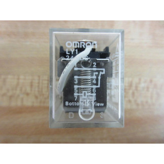 Omron LY1-24V DC Relay LY1-24VDC (Pack of 2) - Used
