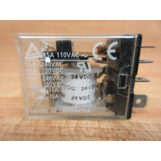 Omron LY1-24V DC Relay LY1-24VDC (Pack of 2) - Used