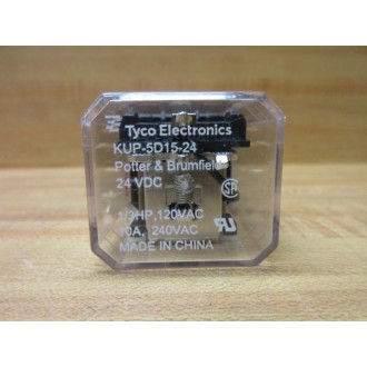 Potter & Brumfield KUP-5D15-24V DC Relay KUP-5D15-24VDC . - Used