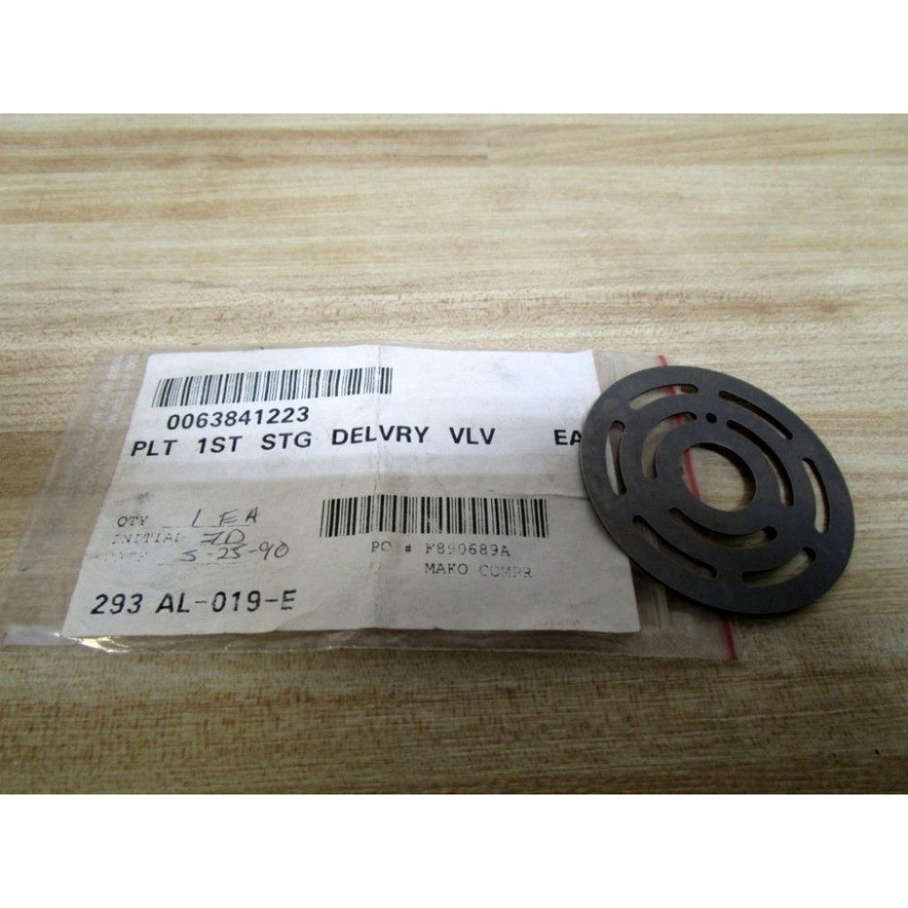 Mako 50-005452-5-040 Valve Plate 500054525040
