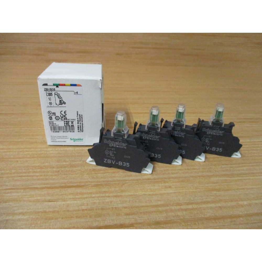 Schneider Electric ZBV-B35 Light Block ZBVB35 (Pack of 4)