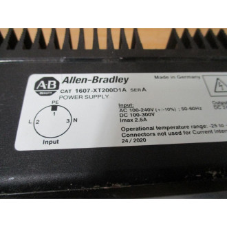 Allen Bradley 1607-XT200D1A Power Supply - Used