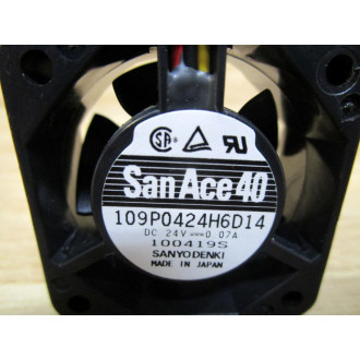 Sanyo Denki 109P0424H6D14 Fan San Ace 40 Fan - New No Box
