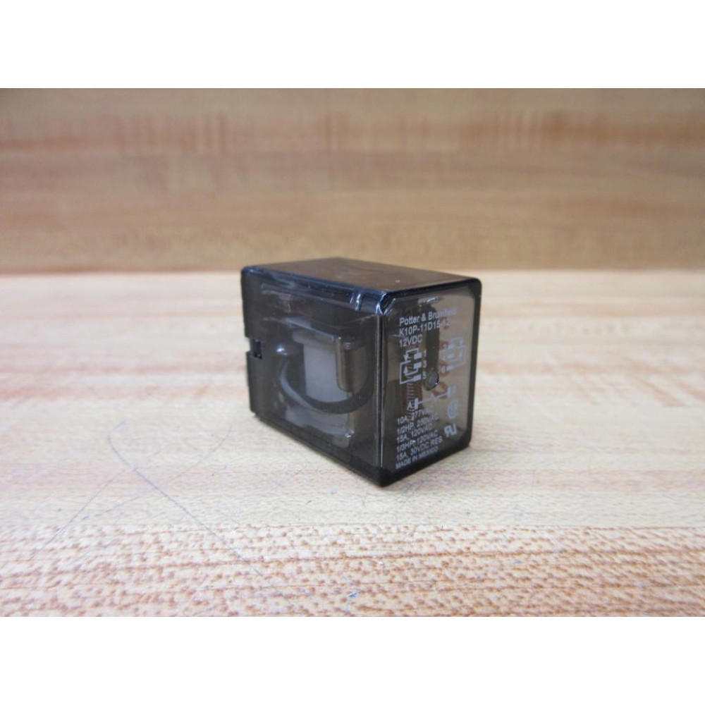 Potter & Brumfield K10P-11D15-12VDC Relay K10P-11D15-12V DC - Used