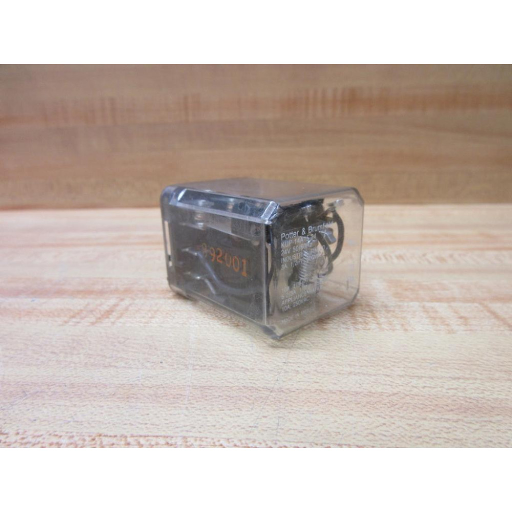 Potter & Brumfield KUP-14A15-24V AC AMF Relay KUP-14A15-24 10A, 13HP - Used