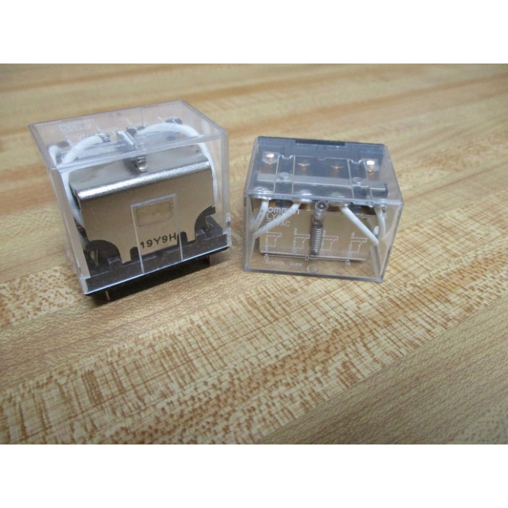 Omron LY4-24V AC Relay LY4-24VAC (Pack of 2) - New No Box