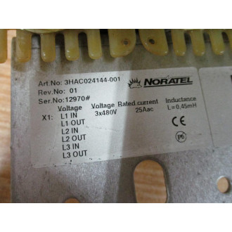 ABB 3HAC024144-001 Noratel Reactor Unit 3HAC024144001 Rev. 01 - Used