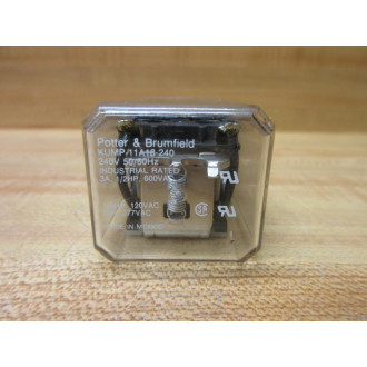 Potter & Brumfield KUMP-11A18-240 Tyco Relay KUMP-11A18-240V AC - Used