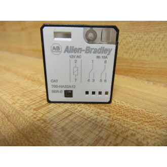 Allen Bradley 700-HA32A12 Relay 700HA32A12 12VAC Series D - Used