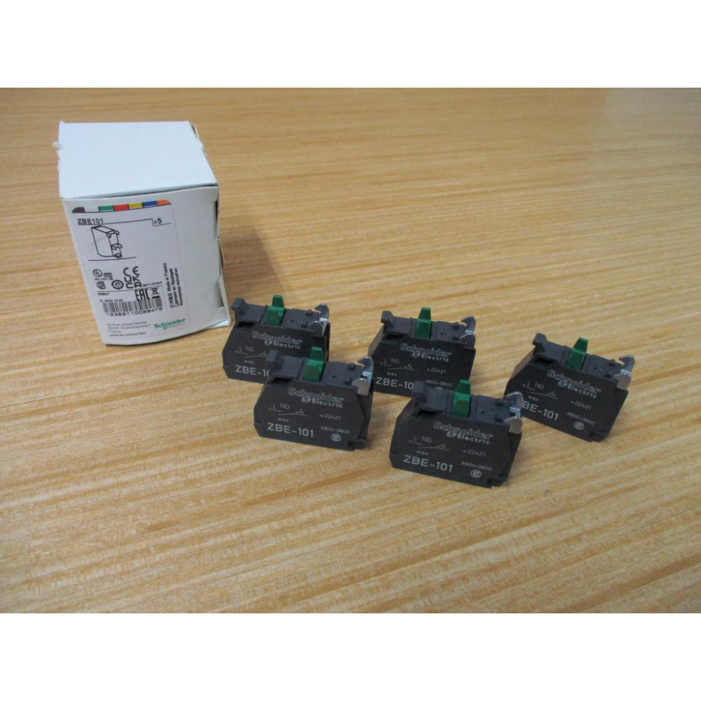 Telemecanique ZBE-101 Schneider Contact Block 35563 (Pack of 5)