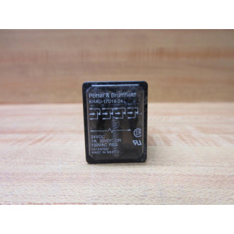 Potter & Brumfield KHAU-17D16-24V Relay KHAU-17D16-24 VDC - Used