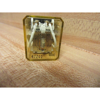 IDEC RR2P-U-AC120V Relay RR2P-U-120V AC 10A 120VAC 10A 240VAC - Used