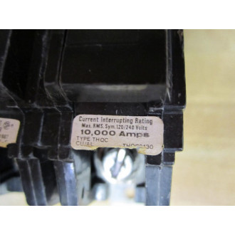 General Electric THQC2130 Circuit Breaker 30A 2 Pole GE - Used