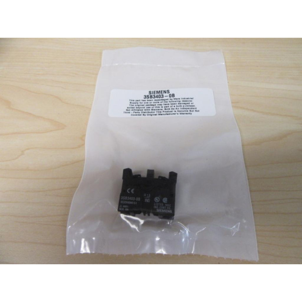 Siemens 3SB3403-0B Contact Block 3SB34030B