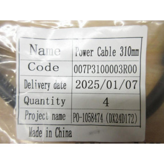Seetronic 007P3100003R00 Power Cable - New No Box