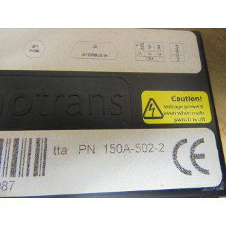 Technotrans 150A-502-2 Controller 150A5022 WO Connectors - Used