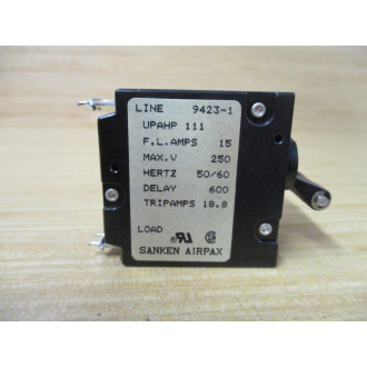 Airpax UPAHP111-15A Circuit Breaker UPAHP111 - Used