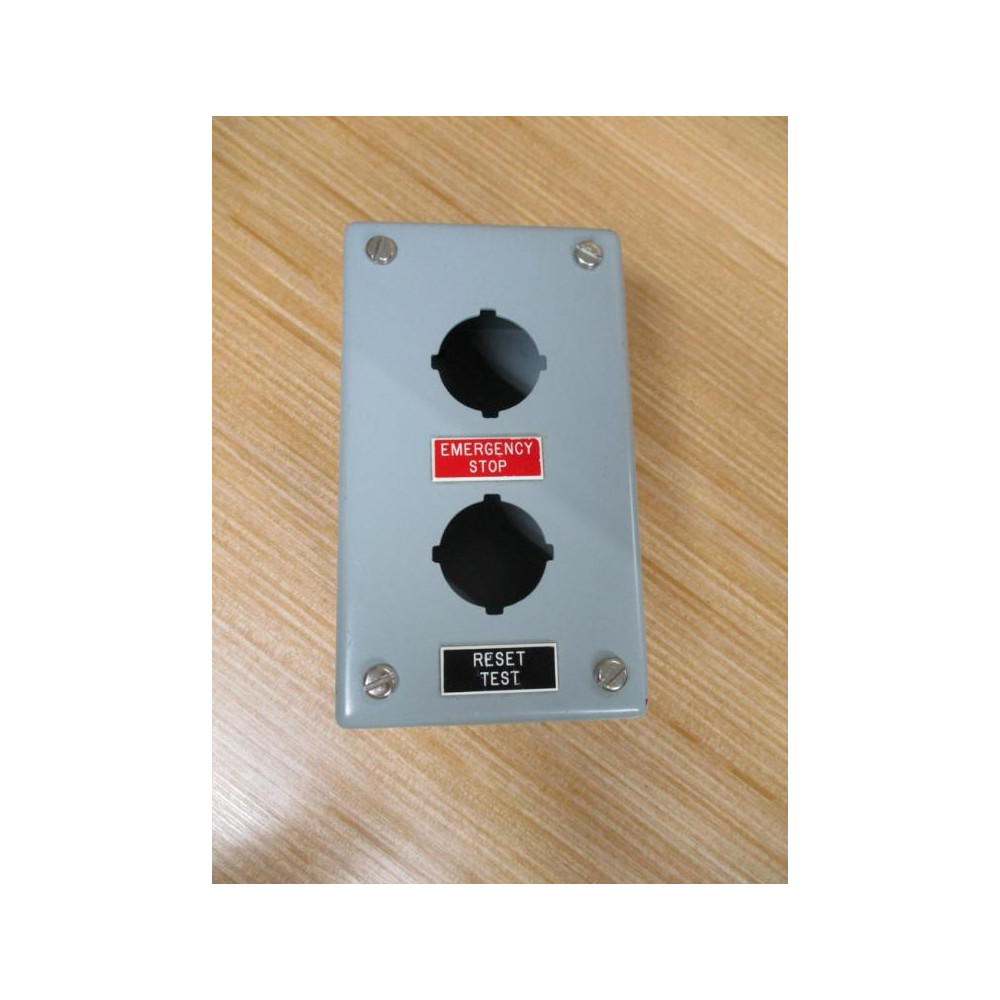 Hoffman E-2PB Push Button Enclosure E2PB - Used
