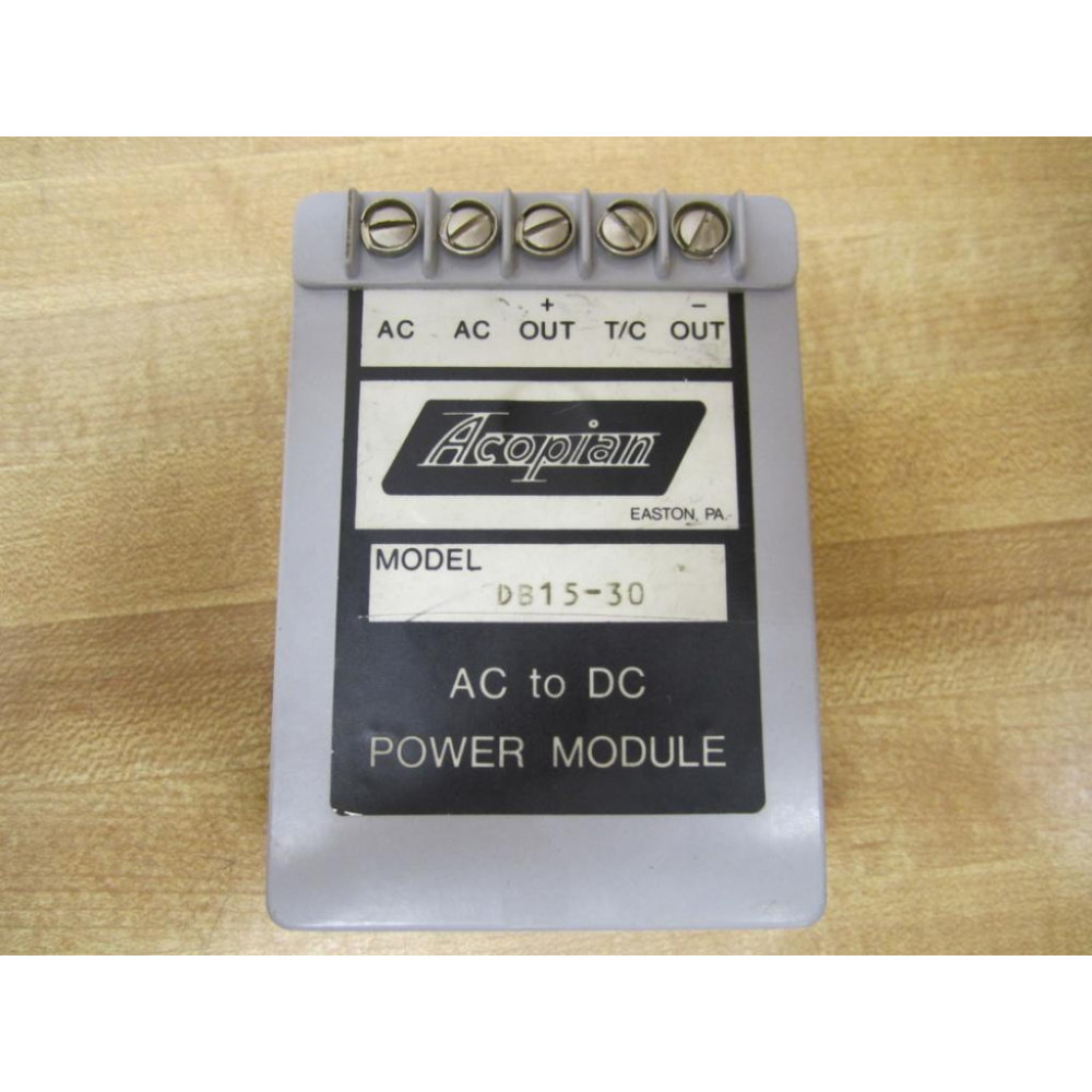 Acopian DB15-30 Power Module DB1530 - New No Box