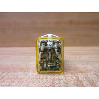 IDEC RH2B-ULC-AC110-120V Relay RH2B-ULC-110-120V AC - New No Box