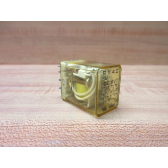 IDEC RY4S-U-DC6V Relay RY4S-U-6V DC - Used