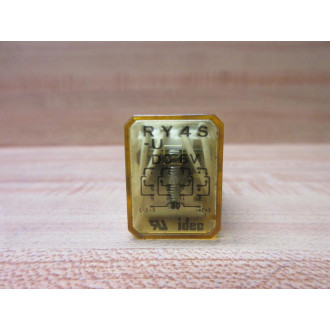 IDEC RY4S-U-DC6V Relay RY4S-U-6V DC - Used