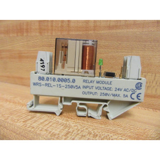 Wieland 80.010.0005.0 Relay Module WRS-REL-1S-250V5A - Used