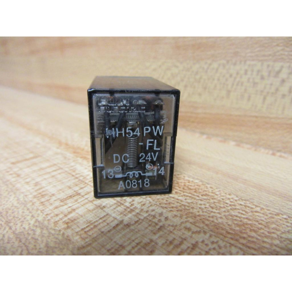 Fuji Electric HH54 PW-FL-DC 24V Relay HH54PWFL DC24V - Used
