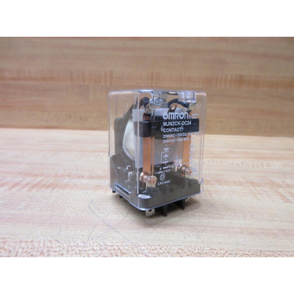 Omron MJN2CK-DC24 Relay MJN2CK-24V DC - New No Box