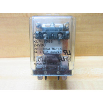 Potter & Brumfield KUP11D55-24V DC AMF Relay KUP11D55-24VDC - Used