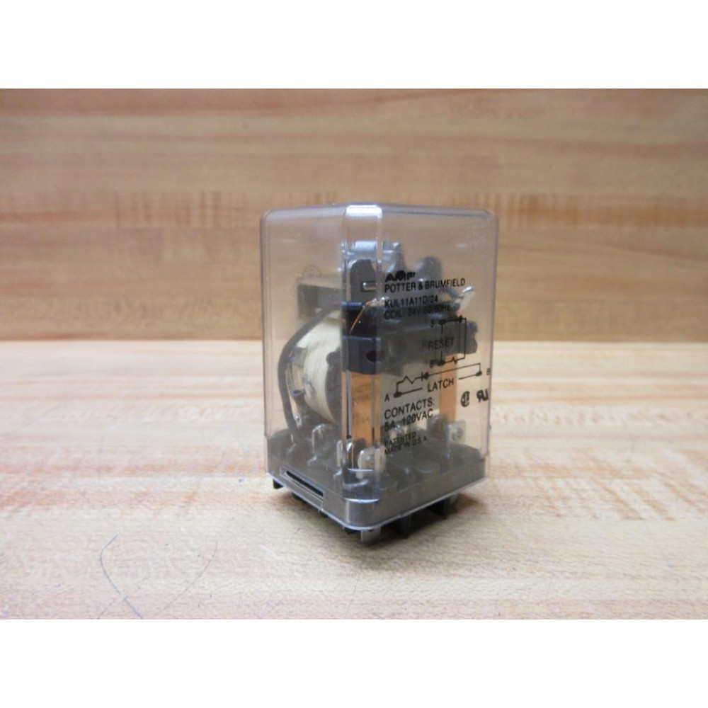 Potter & Brumfield KUL11A11D24V AC AMF Relay KUL11A11D-24VAC - New No Box
