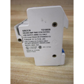 Ferraz  Shawmut USCC31 Mersen Fuse Holder USCC3I - Used