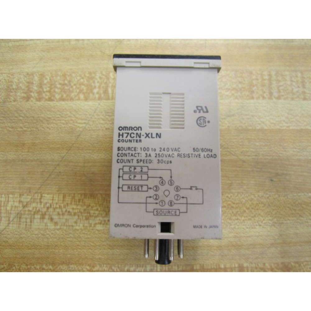 Omron H7CN-XLN Counter H7CNXLN - Used