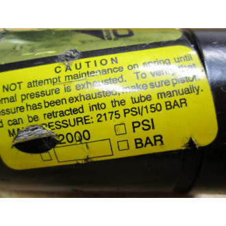 Dadco NH-0750x125MM-TO Nitrogen Gas Spring Shock Plunger Down - Used