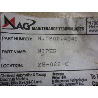 MAG M.1200.4348 Wiper - New No Box