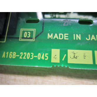 Fanuc A16B-2203-0454 Board A16B-2203-045402B - Used