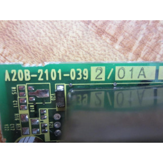 Fanuc A20B-2101-0392 Board 8 A20B-2101-039201A  Non-Refundable - Parts Only